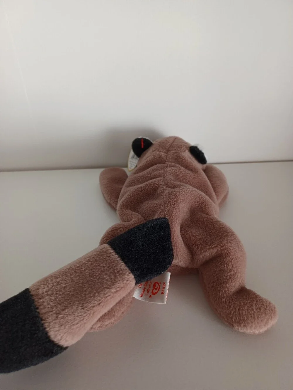 Vintage 1995 Ringo The Raccoon Ty‎ Beanie Baby 90s Toy Collectible Plush Animal